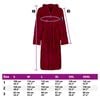 vidaXL Bathrobe KINN Red XXL Cotton