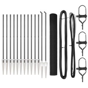 vidaXL Welded Wire Fence with Spikes 25 x 1.2 m PVC-coated Steel Grey