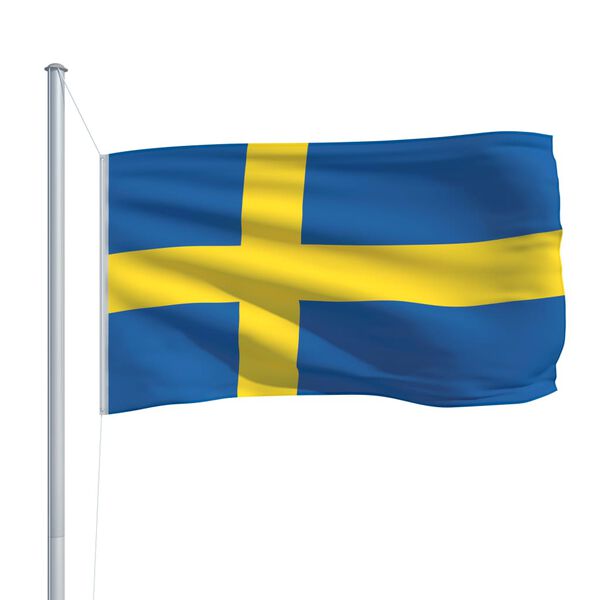 vidaXL Sweden Flag 90x150 cm