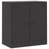 vidaXL Sideboard Black 67x39x73 cm Steel