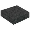vidaXL Rubber Granulate Patio Pad Black 9 x 9 x 2 cm Rubber