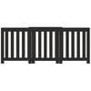 vidaXL Radiator Cover Black 205x21.5x83.5 cm Engineered Wood