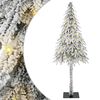 vidaXL Christmas Tree with 150 LEDs White 120 cm PE and Steel