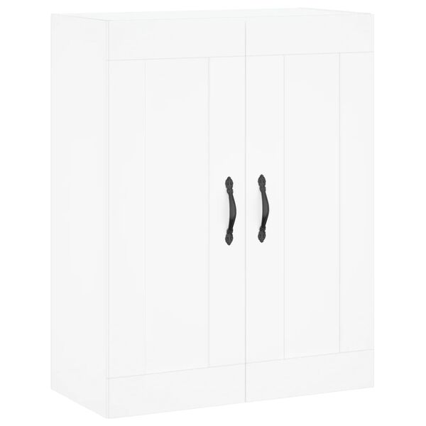 vidaXL Wall Mounted Cabinet White 69.5x34x90 cm Engineered Wood
