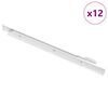 vidaXL Drawer Slide 12 pcs White 400 mm Steel