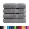 vidaXL Premium Hand Towels "SOLUND" 4 pcs Grey 50x100 cm 600 gsm