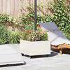 vidaXL Parasol Base Manual White 45 x 45 x 45 cm Steel
