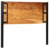 vidaXL Headboard 120 cm Solid Wood Acacia and Iron