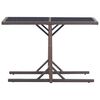 vidaXL 3 Piece Garden Dining Set Brown