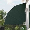 vidaXL Balcony Privacy Screen Dark green 210 x 210 cm Fabric