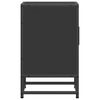 vidaXL Bedside Cabinets 2 pcs Black 40x31x50 cm Engineered Wood and Metal