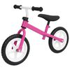 vidaXL Balance Bike 9,5 inch Wheels Pink