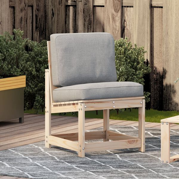 vidaXL Garden Chair 50.5x55x77 cm Solid Wood Pine