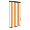 vidaXL Outdoor Roller Blind 80x250 cm White and Orange