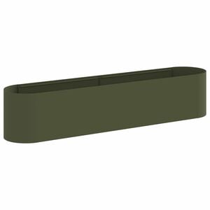 vidaXL Raised Garden Bed Olive Green 200 x 40x 40 cm