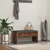 vidaXL Hall Bench with Cushion Old Wood 83 x 38 x 40 cm