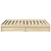 vidaXL Bed Frame with Drawers without Mattress Sonoma Oak 140x200 cm