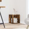 vidaXL Side Table Smoked Oak 33x33x34.5 cm Engineered Wood