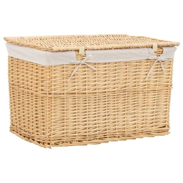 vidaXL 6 Piece Nesting Basket Set Natural Willow