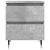 vidaXL Bedside Cabinet Concrete Grey 40x35x50 cm Engineered Wood