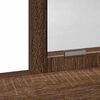vidaXL Dressing Table Brown Oak 100 x 41 x 140 cm Engineered Wood