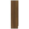 vidaXL Vitrine Cabinet Brown Oak 82.5x30.5x115 cm Engineered Wood