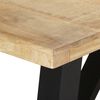 vidaXL Dining Table 240x100x76 cm Rough Mango Wood