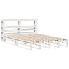 vidaXL Bed Frame without Mattress White 120x190 cm Small Double Solid Wood Pine