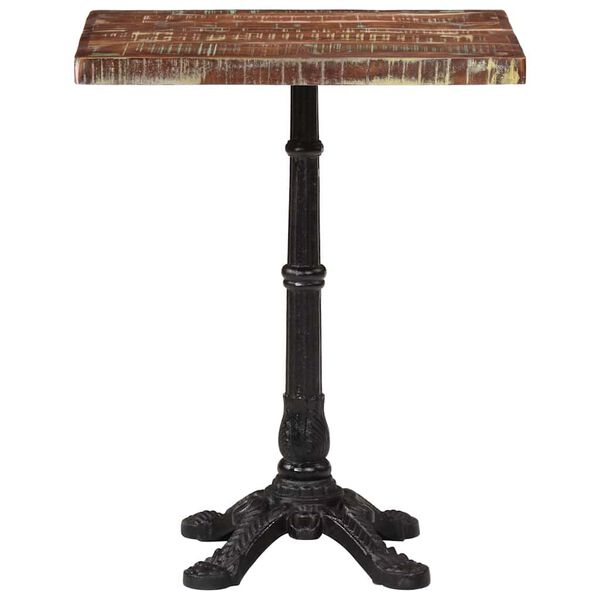 vidaXL Bistro Table 60x60x76 cm Solid Reclaimed Wood