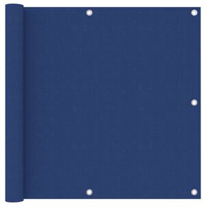 vidaXL Balcony Screen Blue 90x600 cm Oxford Fabric