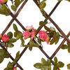 vidaXL&nbsp;Artificial Ivy Trellis Expandable 5 pcs Dark Pink 180x20 cm