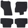 vidaXL Car Mat 4 pcs Black suitable for VW GOLF VIII MHEV 2020- Rubber