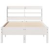 vidaXL Bed Frame without Mattress White 120x190 cm Small Double Solid Wood Pine