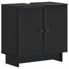 vidaXL Bathroom Sink Cabinet EDE Black 59.5 x 31.5x 59 cm