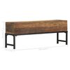 vidaXL Bench 120 cm Solid Reclaimed Wood