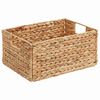 vidaXL Storage Baskets 2 pcs Natural 35 x 25 x 17 cm Water hyacinth