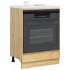 vidaXL Cabinet SKI Honey Brown 60 x 46 x 81 cm Solid Pine Wood