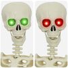 vidaXL Halloween Skeleton White 155 x 38.5 cm Polypropylene