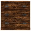 vidaXL Sideboard Smoked Oak 70x35.5x67.5 cm Engineered Wood