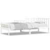 vidaXL Day Bed without Mattress White 80x200 cm Solid Wood Pine