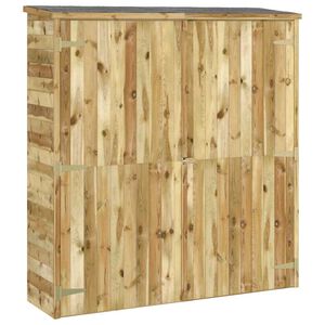 vidaXL Garden Tool Shed 163x50x171 cm Impregnated Pinewood