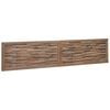 vidaXL Headboard Wall-mounted Natural 200 cm Solid Teak Wood
