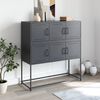 vidaXL Sideboard Anthracite 100.5x39x107 cm Steel