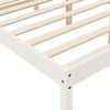 vidaXL Senior Bed without Mattress White 90x200cm Solid Wood Pine