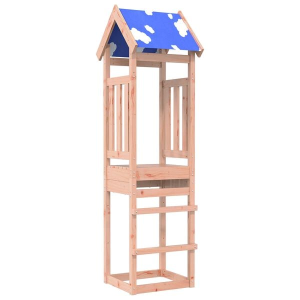 vidaXL Play Tower Brown 52.5 x 46.5 x 208 cm Solid Douglas Wood