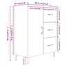 vidaXL Sideboard White 69.5x34x90 cm Engineered Wood