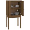 vidaXL Highboard Honey Brown 60x40x120 cm Solid Wood Pine