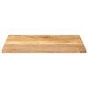 vidaXL Table Top 90x80x2.5 cm Rectangular Solid Wood Mango
