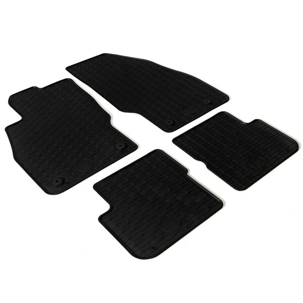vidaXL 4 Piece Tailored Car Mat Rubber Mercedes C63 AMG Combi C-Class