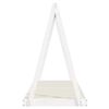 vidaXL Kids Bed Frame White 80x200 cm Solid Wood Pine